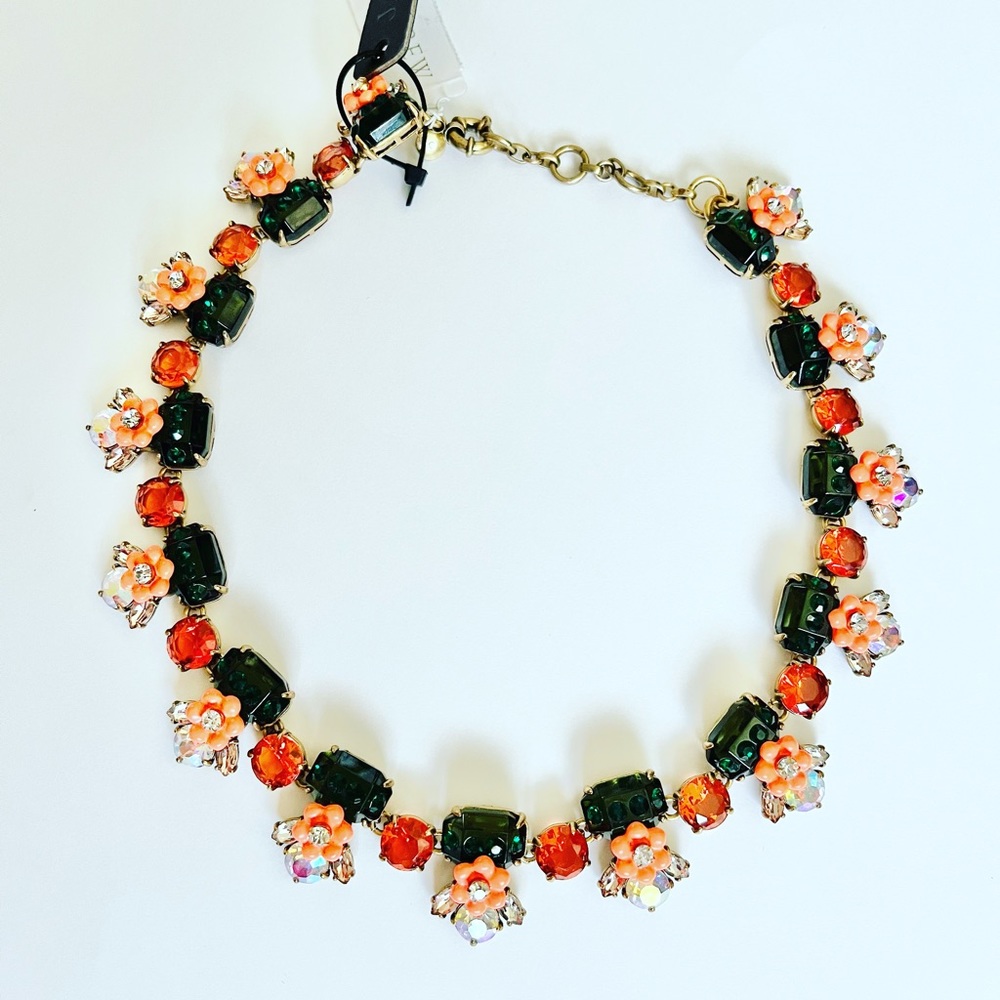 New J.Crew Floral Necklace